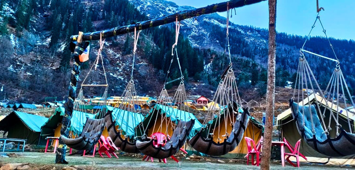 Kheer Ganga camps